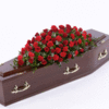 Rose and Carnation Casket Spray